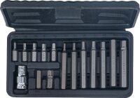 Bit-Satz | Antrieb Außensechskant 10 mm (3/8") | Innensechskant 15-tlg.