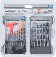 Holz-Bohrer-Satz | 3 - 10 mm | 15-tlg.