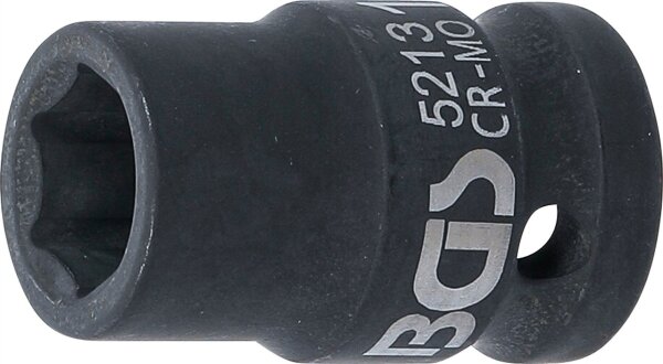 Kraft-Steckschlüssel-Einsatz Sechskant | Antrieb Innenvierkant 12,5 mm (1/2") | SW 13 mm