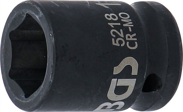 Kraft-Steckschlüssel-Einsatz Sechskant | Antrieb Innenvierkant 12,5 mm (1/2") | SW 18 mm