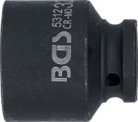 Kraft-Steckschlüssel-Einsatz Zwölfkant | Antrieb Innenvierkant 12,5 mm (1/2") | SW 32 mm