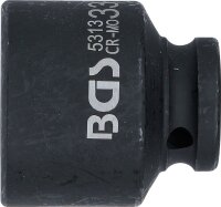 Kraft-Steckschlüssel-Einsatz Zwölfkant | Antrieb Innenvierkant 12,5 mm (1/2") | SW 33 mm