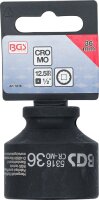 Kraft-Steckschlüssel-Einsatz Zwölfkant | Antrieb Innenvierkant 12,5 mm (1/2") | SW 36 mm
