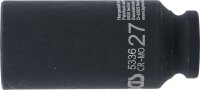 Kraft-Steckschlüssel-Einsatz Zwölfkant, tief | Antrieb Innenvierkant 12,5 mm (1/2") | SW 27 mm