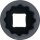 Kraft-Steckschlüssel-Einsatz Zwölfkant, tief | Antrieb Innenvierkant 12,5 mm (1/2") | SW 27 mm