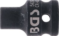 Kraft-Steckschlüssel-Einsatz Sechskant | Antrieb Innenvierkant 12,5 (1/2") | SW 9 mm