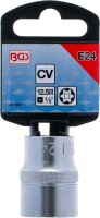 Steckschlüssel-Einsatz E-Profil | Antrieb Innenvierkant 12,5 mm (1/2") | SW E24