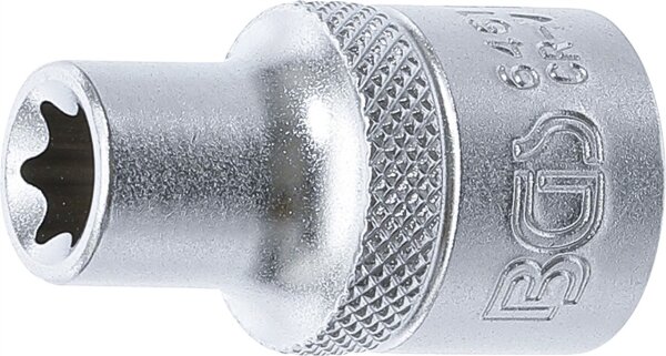 Steckschlüssel-Einsatz E-Profil | Antrieb Innenvierkant 12,5 mm (1/2") | SW E11