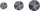 Senker-Bit-Satz | HSS | Antrieb 6,3 mm (1/4") | 12 - 16 - 19 mm | 3-tlg.