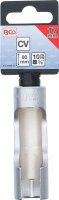 Spezial-Steckschlüssel-Einsatz, geschlitzt | Antrieb Innenvierkant 10 mm (3/8") | SW 17 mm