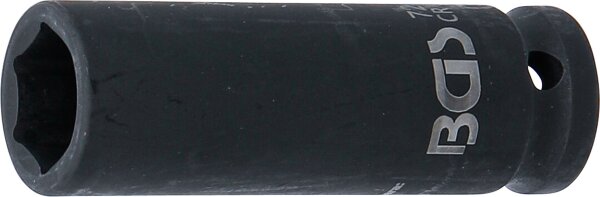 Kraft-Steckschlüssel-Einsatz Sechskant, tief | Antrieb Innenvierkant 12,5 mm (1/2") | SW 17 mm