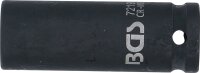 Kraft-Steckschlüssel-Einsatz Sechskant, tief | Antrieb Innenvierkant 12,5 mm (1/2") | SW 19 mm