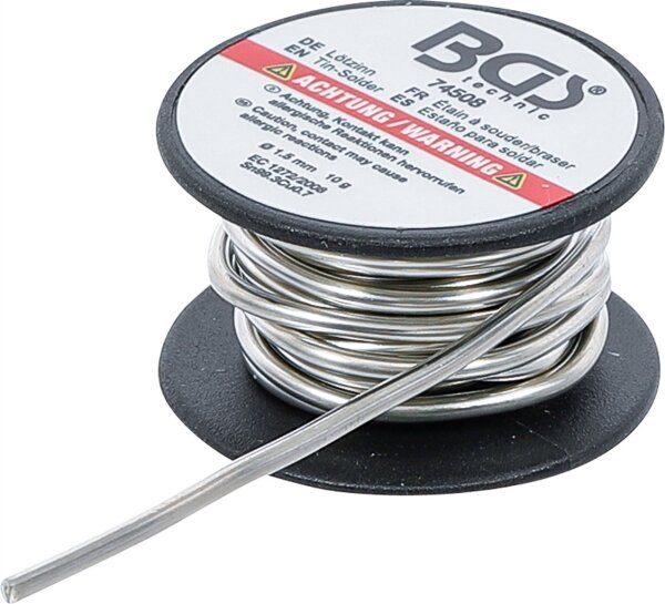 Lötzinn | auf Rolle | bleifrei | Ø 1,5 mm | 10 g