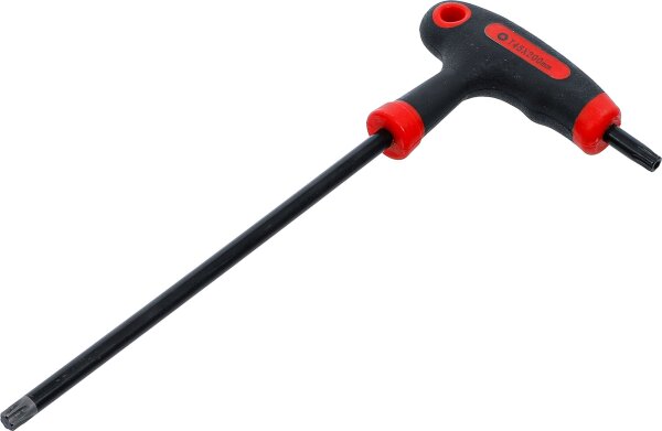 Schraubendreher mit T-Griff und seitlicher Klinge | T-Profil (für Torx) mit/ohne Bohrung T45