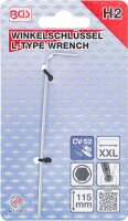 Winkelschlüssel | extra lang | Innensechskant / Innensechskant mit Kugelkopf 2,0 mm