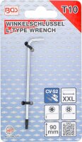 Winkelschlüssel | extra lang | T-Profil (für Torx) mit/ohne Bohrung T10