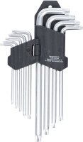 Winkelschlüssel-Satz | lang | T-Profil (für Torx) | T10 - T50 | 9-tlg.