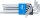 Winkelschlüssel-Satz | T-Profil (für Torx) mit Kugelkopf | T10 - T50 | 9-tlg.