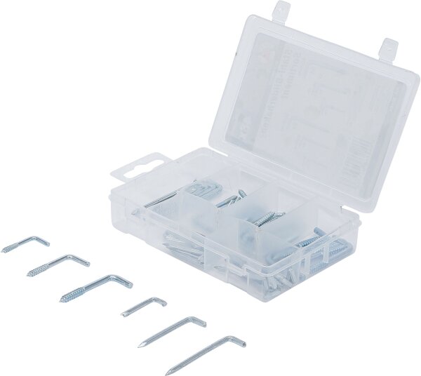Stahl-Bilderhaken-Sortiment | 48-tlg.