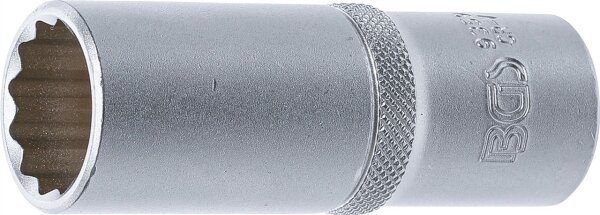 Steckschlüssel-Einsatz Zwölfkant, tief | Antrieb Innenvierkant 12,5 mm (1/2") | SW 20 mm