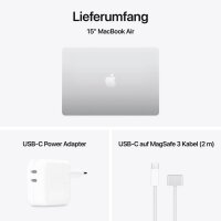 Apple MacBook Air 2025 38,9 cm (15,3 Zoll), 16 GB RAM, 256 GB SSD, Apple M4