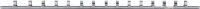 Aufsteckschiene mit 15 Clips | 6,3 mm (1/4")
