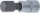 Bit-Einsatz | Antrieb Innenvierkant 6,3 mm (1/4") | Innensechskant 10 mm