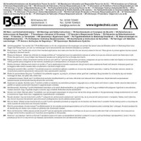 Bit-Einsatz-Satz | Antrieb Innenvierkant 6,3 mm (1/4") | T-Profil (für Torx) mit Bohrung T10 - T50 | 9-tlg.