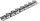 Aufsteckschiene mit 7 Clips | 6,3 mm (1/4")