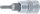 Bit-Einsatz | Antrieb Innenvierkant 6,3 mm (1/4") | T-Profil (für Torx) mit Bohrung T10
