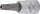 Bit-Einsatz | Antrieb Innenvierkant 6,3 mm (1/4") | T-Profil (für Torx) mit Bohrung T30