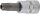 Bit-Einsatz | Antrieb Innenvierkant 6,3 mm (1/4") | T-Profil (für Torx) mit Bohrung T40