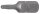 Bit | Länge 25 mm | Antrieb Außensechskant 6,3 mm (1/4") | T-Profil (für Torx) mit Bohrung T9