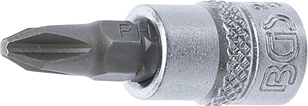 Bit-Einsatz | Antrieb Innenvierkant 6,3 mm (1/4") | Kreuzschlitz PH2