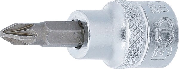 Bit-Einsatz | Antrieb Innenvierkant 10 mm (3/8") | Kreuzschlitz PZ2