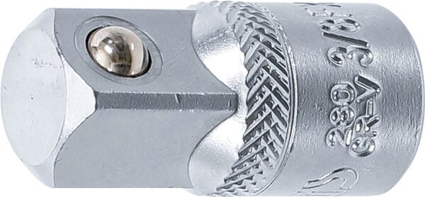 Steckschlüssel-Adapter | Innenvierkant 10 mm (3/8") - Außenvierkant 12,5 mm (1/2")