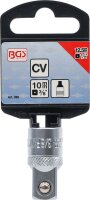 Steckschlüssel-Adapter | Innenvierkant 10 mm (3/8") - Außenvierkant 12,5 mm (1/2")