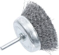 Topfbürste | Aufnahme 6 mm Stift | Ø 75 mm