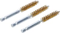 Messingbürste | 10 mm | Antrieb Außensechskant...