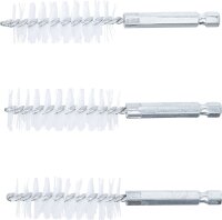 Nylonbürste | 19 mm | Antrieb Außensechskant 6,3 mm (1/4") | 3-tlg.