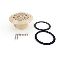 OKU Bodenablauf 2"IG beige RAL1015   Abdeckrost...