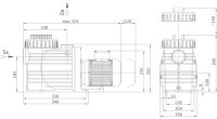 OKU Badu Top II 8 - P1 0,57 kW P2 0,30 kW / 230 V