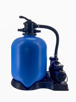 OKU Bali Timer Sandfilteranlage Ø 400 mm blau mit Aqua Plus 6 TIMER
