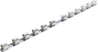Aufsteckschiene mit 12 Clips | 20 mm (3/4")