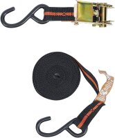 Knarren-Spannband | mit 2 schweren Haken | 5 m x 24 mm