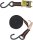 Knarren-Spannband | mit 2 schweren Haken | 5 m x 24 mm