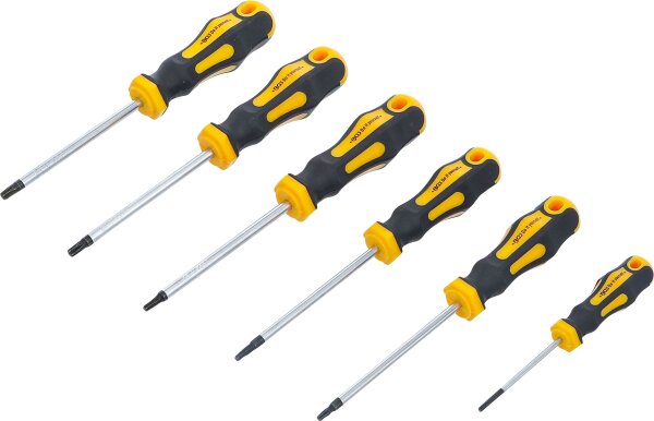 Schraubendreher-Satz | T-Profil (für Torx) T10 - T30 | 6-tlg.