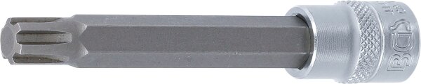 Bit-Einsatz | Länge 100 mm | Antrieb Innenvierkant 10 mm (3/8") | Keil-Profil (für RIBE) M10