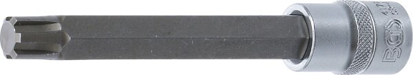 Bit-Einsatz | Länge 140 mm | Antrieb Innenvierkant 12,5 mm (1/2") | Keil-Profil (für RIBE) M14