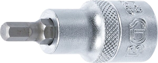 Bit-Einsatz | Antrieb Innenvierkant 12,5 mm (1/2") | Innensechskant 6 mm